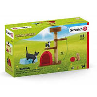 SCHLEICH 42501 9в1 Фигурка кошки Когтеточка Статуэтки кошек 2020