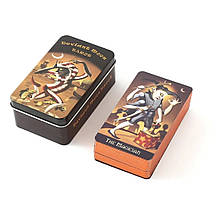 Ґадові картки Таро Божевільного Місяця (Deviant Moon Tarot) У бляшаній коробочці та із золотим зрізом.