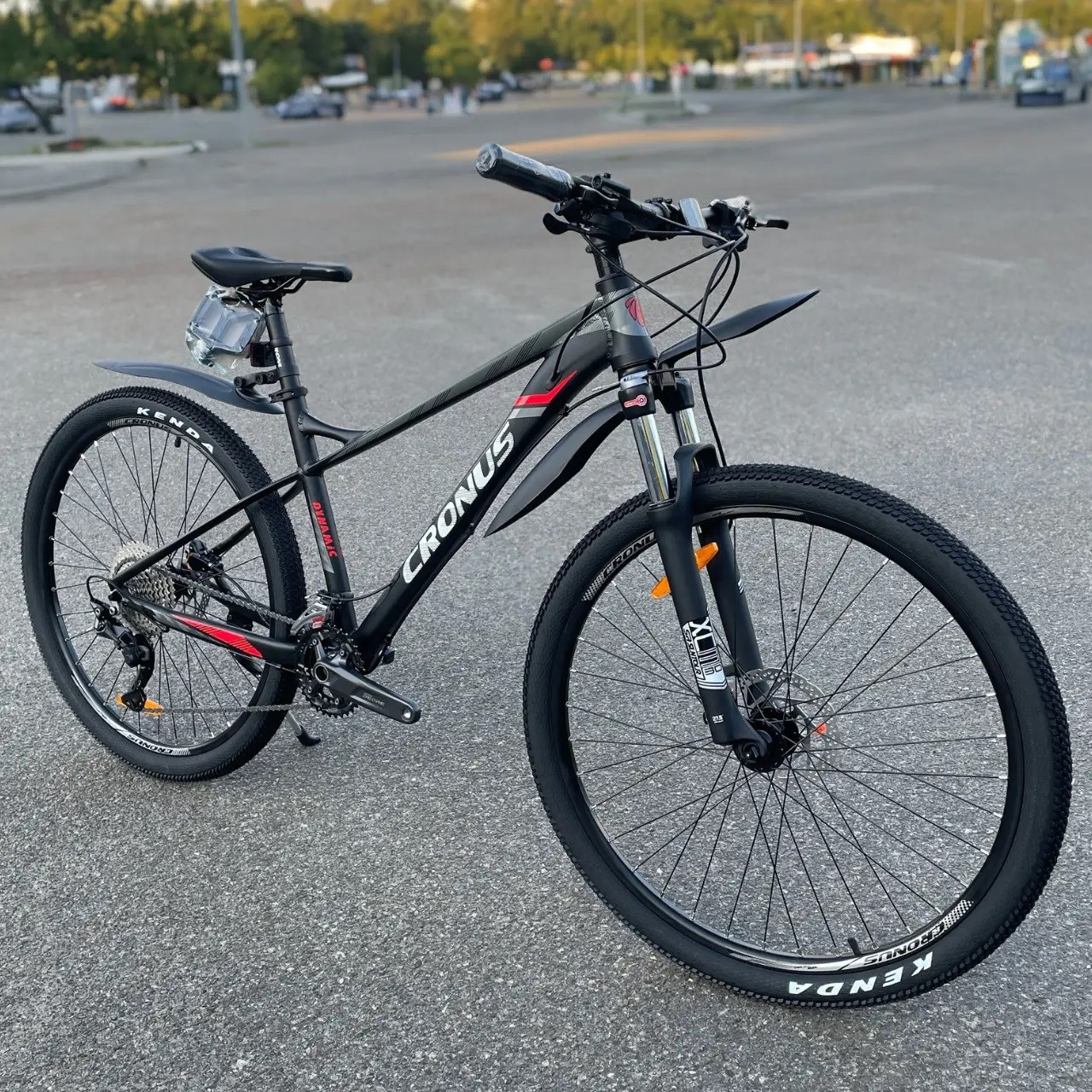 Велосипед гірський Cronus Dynamic 27.5" 2022 Рама 19.5" black-red, 27CRN-003444.