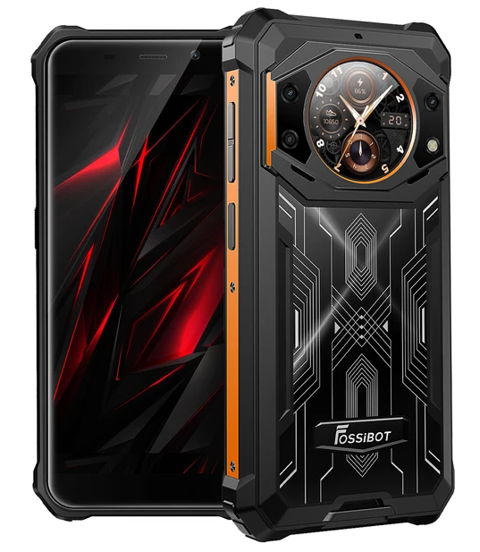 Захищений смартфон Oukitel FOSSiBOT F101 PRO Orange 8/128GB акумулятор 10600 мА·год НОВИНКА
