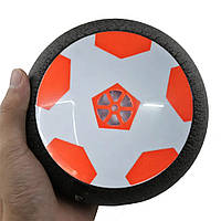 Игра Летающий футбольный мяч Hover Ball 11см оранжевый