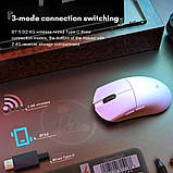 Darmoshark M3 Bluetooth бездротова чорна ігрова мишка 26000 Dpi PAW3395, фото 4