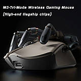 Darmoshark M3 Bluetooth бездротова чорна ігрова мишка 26000 Dpi PAW3395, фото 7