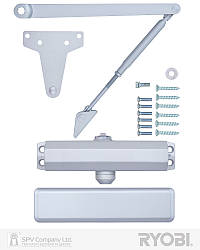 Дотягувач  накладний  Ryobi  *8800 8853 Silver  bc univ_arm en_2/3 65кг 965мм