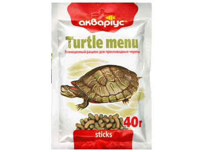 Корм для черепах Аквариус меню палочки 40г - фото 1 - id-p361477527