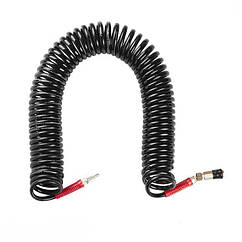 Шланг BLACK M-Flex 8х12мм, 15 м спіральний з поворотним шарніром, латунь  INTERTOOL PT-1797   Luxprice