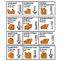 Набір фрез для дерева 12 од INTERTOOL HT-0071    Luxprice, фото 8