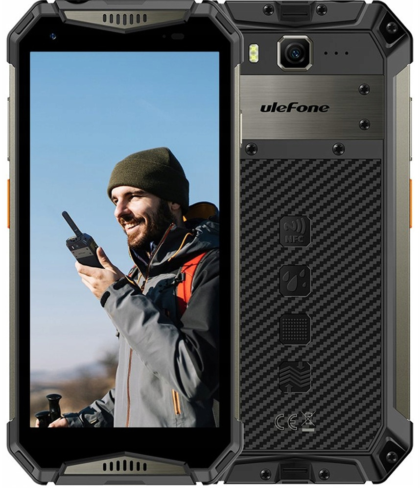 Ulefone Armor 20WT 5.65" 12GB RAM 256GB ROM 10850мАч 50MP 4K 4G IP68 IP69K NFC Рація Android12 Black