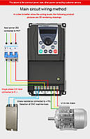 Частотник 3 кВт YING SHIDA 3 kw 380v 7А частотный преобразователь векторный