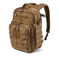 Рюкзак тактичний 5.11 Tactical "RUSH12 2.0 Backpack", штурмовий армійський рюкзак койот НАТО 24 л для військових