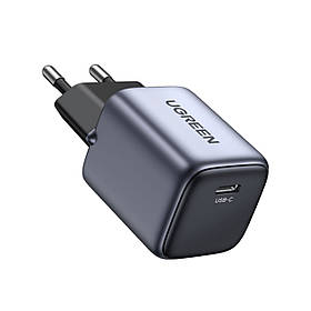 Зарядний Пристрій Ugreen Nexode 30W - GaN II, Type-C, PD, Швидка Зарядка - Чорний