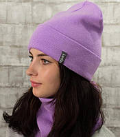 Набор шапка и хомут Kantaa One Size фиолетового цвета