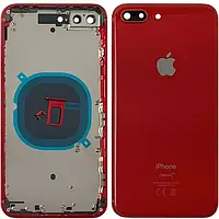 Задняя панель корпуса (крышка аккумулятора) для iPhone 8Plus, не нужно снимать стекло камеры, оригинал Красный