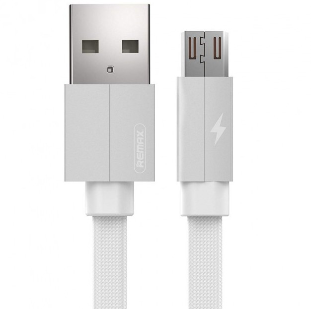 USB кабель micro Remax Kerolla RC-094m, 2.4A 2m white