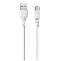 USB кабель Type-C Remax Zeron Series Elastic RC-068a, 5A 1m white