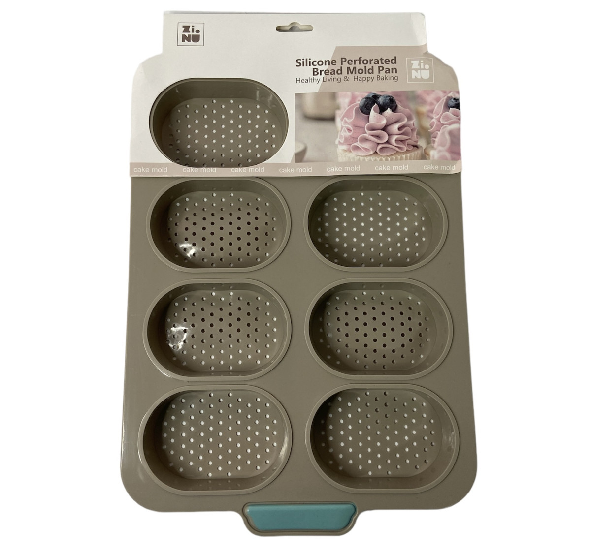 Форма перфорована силіконова Овал 8 шт.