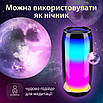 Портативна Bluetooth-колонка Pulse 5 з підсвіткою мікрофоном FM-радіо 8 Вт акумуляторний вологозахист USB, фото 6
