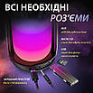 Колонка Bluetooth Pulse 4 портативна з підсвіткою і світломузкою USB Type-C AUX 10 Вт FM-радіо, фото 4
