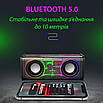 Бездротова колонка Bluetooth V8 10 W стереозвук динаміки 360° прозорий дизайн, фото 6