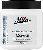 Маска альгинатная классическая порошковая "Экстракт черной икры" Mila Hot Peel Off Mask With Caviar 200g