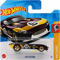 Машинка Хот Вилс 1:64 Fast Felion коллекция HW Turbo Hot Wheels Mattel HKJ39