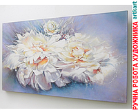 Доставка цветов Невянущие цветы Картина живопись маслом ручной работы художника Подарок девушке