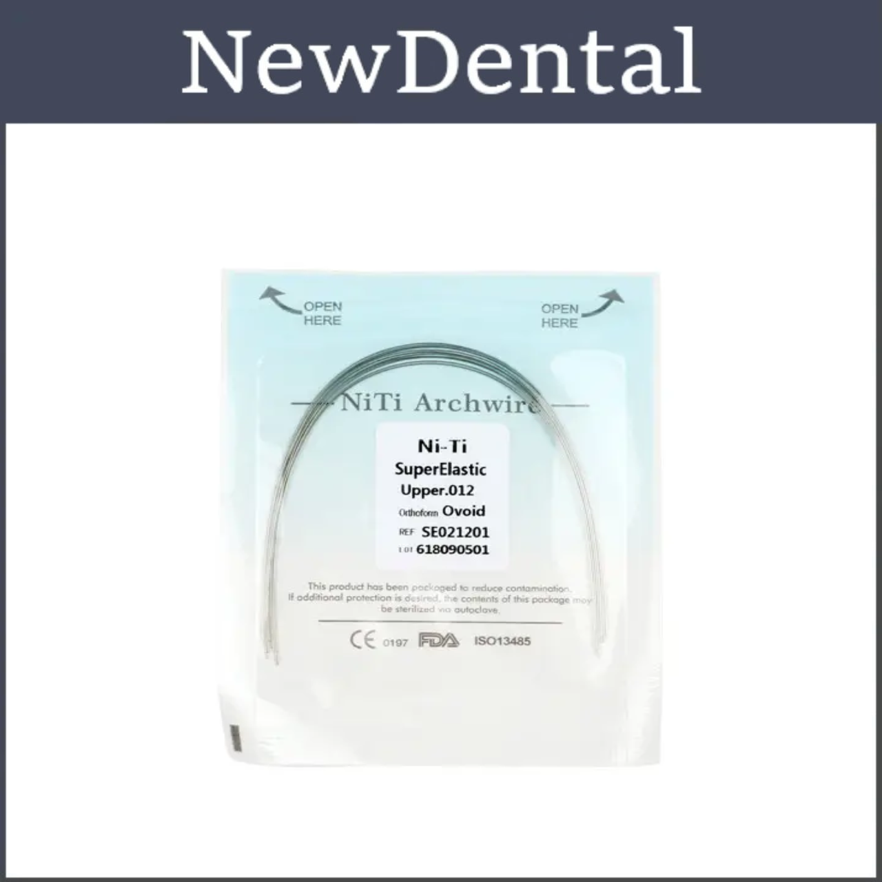 Дуги NI-TI Super Elastic, круглі, 18, НИЗ, уп.10шт Ovoid