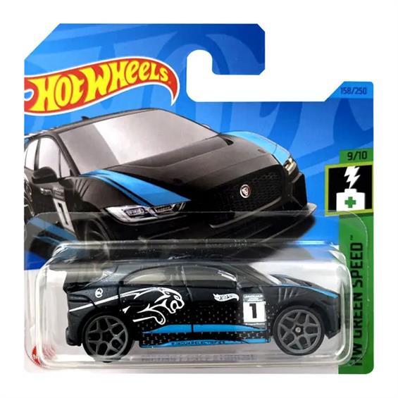 Машинка Хот Вілс 1:64 Jaguar I-Pace eTrophy колекція HW Green Speed Hot Wheels Mattel HKH60