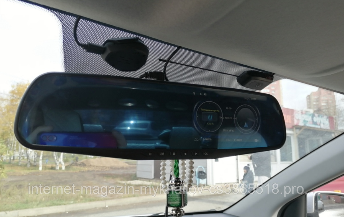 Зеркало видеорегистратор с камерой для парковки HDMI Регистратор автомобильный с камерой заднего вида - фото 8 - id-p2026837791