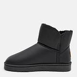 Уггі чорні короткі еко шкіра маломірки розмір 24,5см 25см 25,5см 27см 28см, фото 5