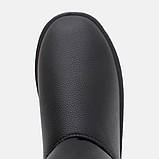 Уггі чорні короткі еко шкіра маломірки розмір 24,5см 25см 25,5см 27см 28см, фото 4