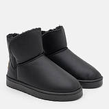 Уггі чорні короткі еко шкіра маломірки розмір 24,5см 25см 25,5см 27см 28см, фото 6