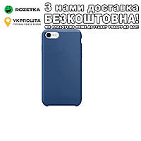 Для iPhone 6 силиконовая Чехол накладка Синий