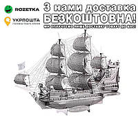 Збірна 3D модель Корабель королеви Анни металевий Сборная 3D модель