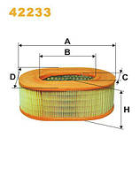 Фильтр воздушный Ammann DTV; Haulotte HA; Maco-Meudon Comp. MS, MV - Wix Filters (42233)