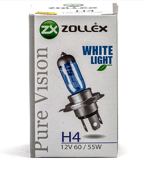 Лампа галогенна Zollex Pure Vision H4 P43t 12 V 60/55 W, 2 шт./1 уп (AM-98)