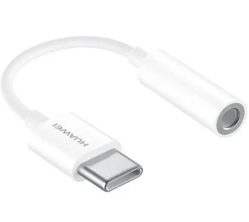 Адаптер перехідник Huawei CM20 Type-C — 3.5 mm White (AM-37)