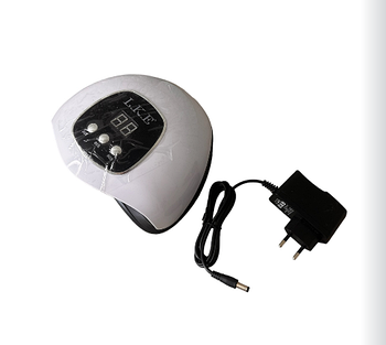 Професійна UV/LED-лампа L.K.E. для полімеризації гелів і гель-лаків 24 LED, чорний з білим (AM-116)