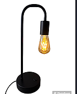 Настільна лампа Industrial Table Lamp, чорна (AM-121), фото 3