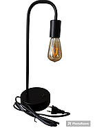 Настільна лампа Industrial Table Lamp, чорна (AM-121), фото 4