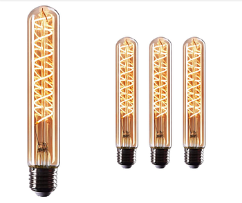 Лампа Едісона в ретро-гвинтажному стилі CROWN LED E27, 4 W, 1800 K, 230 В, 140 lm EL029, теплий білий, 1 шт (AM-2)