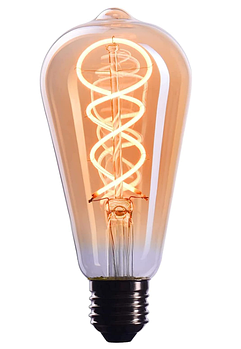 Лампа Едісона в ретро-гвинтажному стилі CROWN LED EL017, 4W E27 230 lm, 1 шт., теплий білий (AM-87)