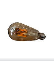 Лампа Эдисона в ретро-винтажном cтиле 8W E27, 1 шт, теплый белый (AM-85)
