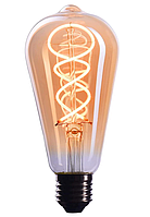 Лампа Эдисона в ретро-винтажном cтиле CROWN LED EL017, 4W E27 230lm, 1 шт, теплый белый (AM-87)