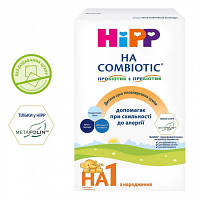 Детская смесь HiPP 1 Гипоаллергенная HA Combiotic начальная 350 г (9062300130376) - Вища Якість та Гарантія!