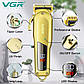 Машинка для стрижки VGR Professional Hair Clipper V-278 GOLD, домашня машинка для стрижки волосся, фото 3