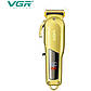 Машинка для стрижки VGR Professional Hair Clipper V-278 GOLD, домашня машинка для стрижки волосся, фото 2