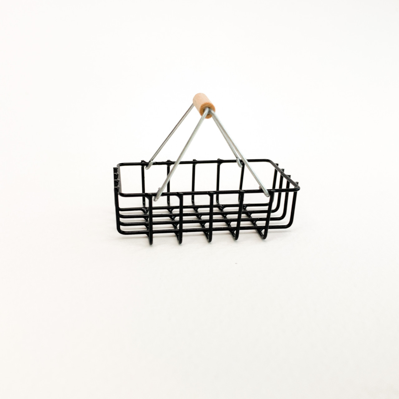 Мініатюра кошик для зберігання 4.5*3.5*2.5 см Чорний, фото 1