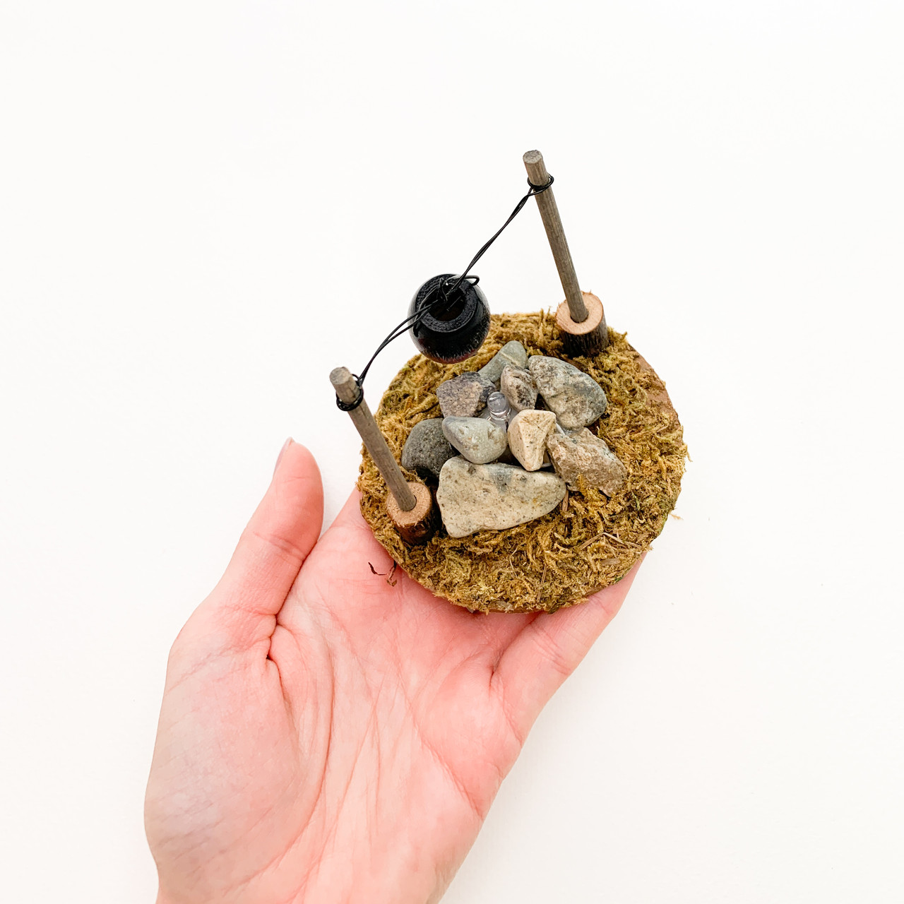 Мініатюра Вогнище палаюче 8*8.5 см Червоне полум'я, фото 1