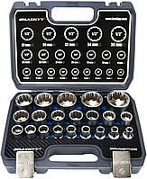 Набор двенадцатигранных торцевых головок 8-36 мм HASKYY®